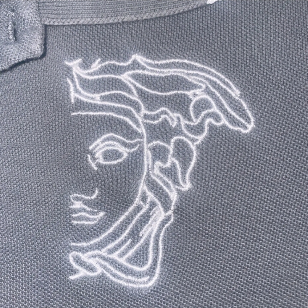 NWOT Big Medusa Versace logo Polo M